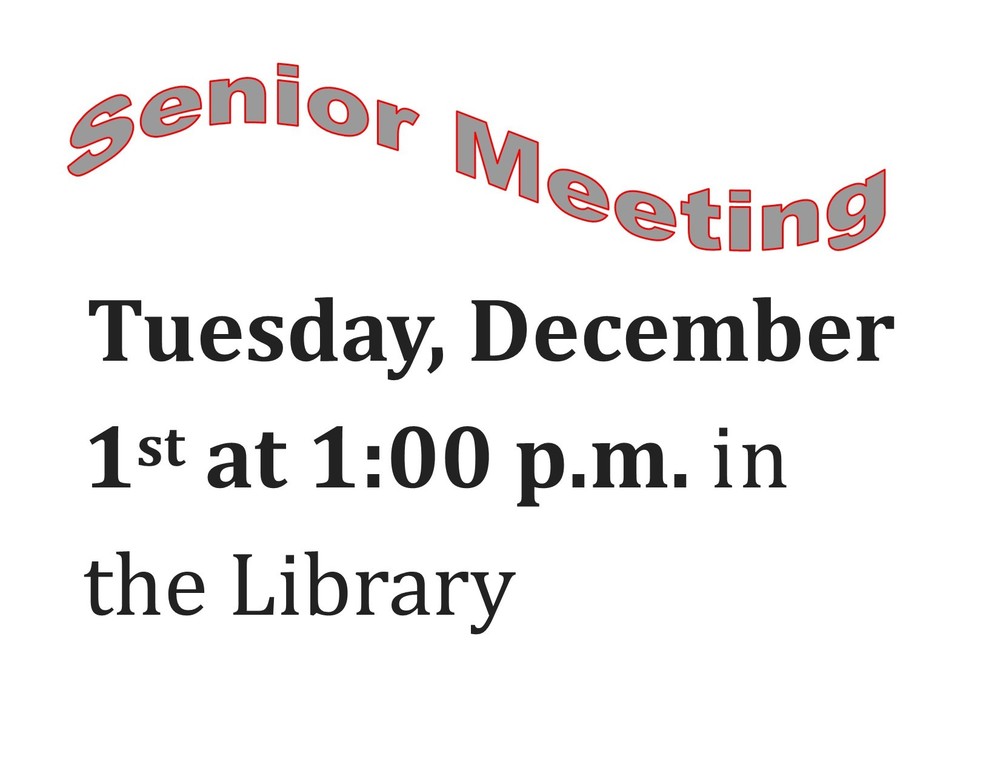 Attention Seniors