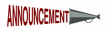 01/09/2020 Announcements