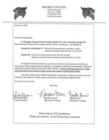 Parent-Teacher Conference Letter