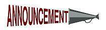 Announcements 2/21