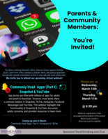 Webinar for Parents on Commonly Used Apps