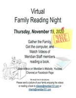 Meridian is Hosting a Virtual Family Reading Night