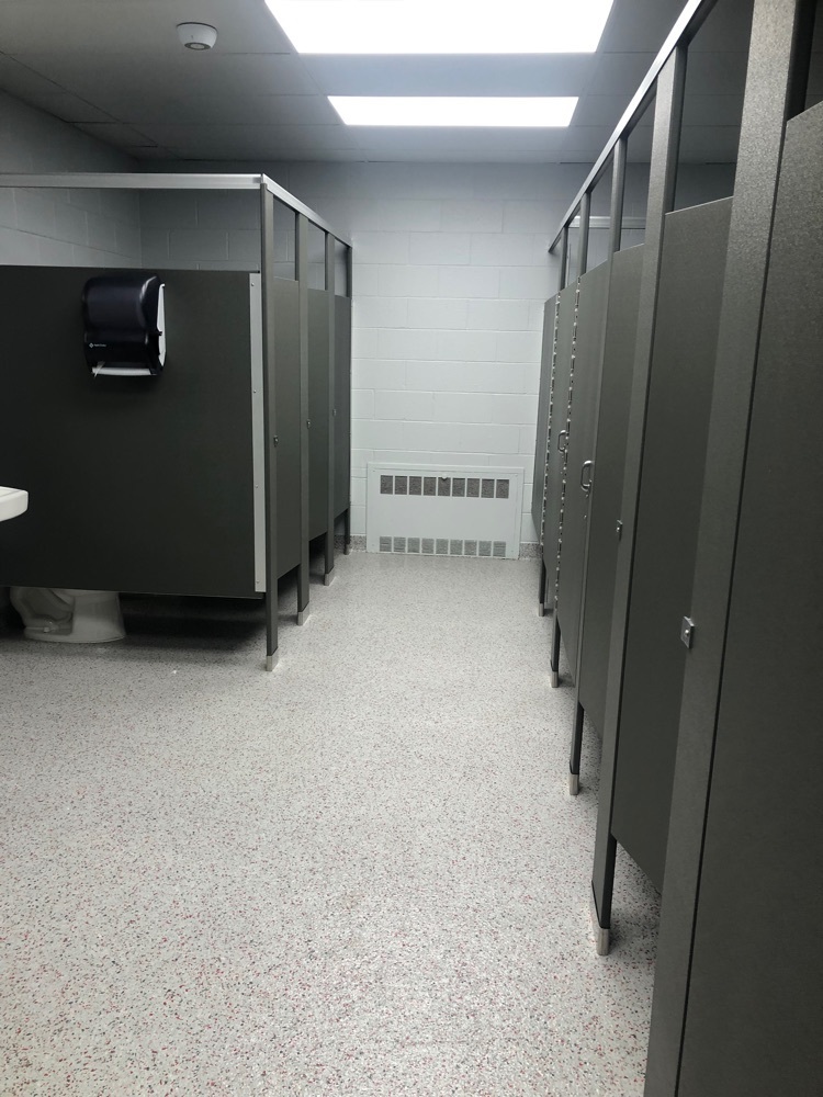 restrooms